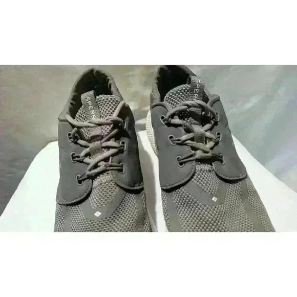 Sperry STS15526 7 Seas Gray 3-EYE Lace-Up Mesh Shoes Men's Size 11.5 M - Picture 3 of 12